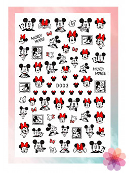Stickers Minnie Disney Pour Ongles