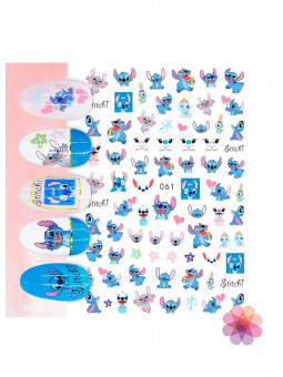 Stickers Stitch Disney Pour ongles