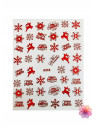 Stickers de Noël Rouge pour Ongles